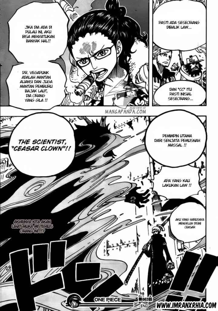One Piece Chapter 663 - halaman 19