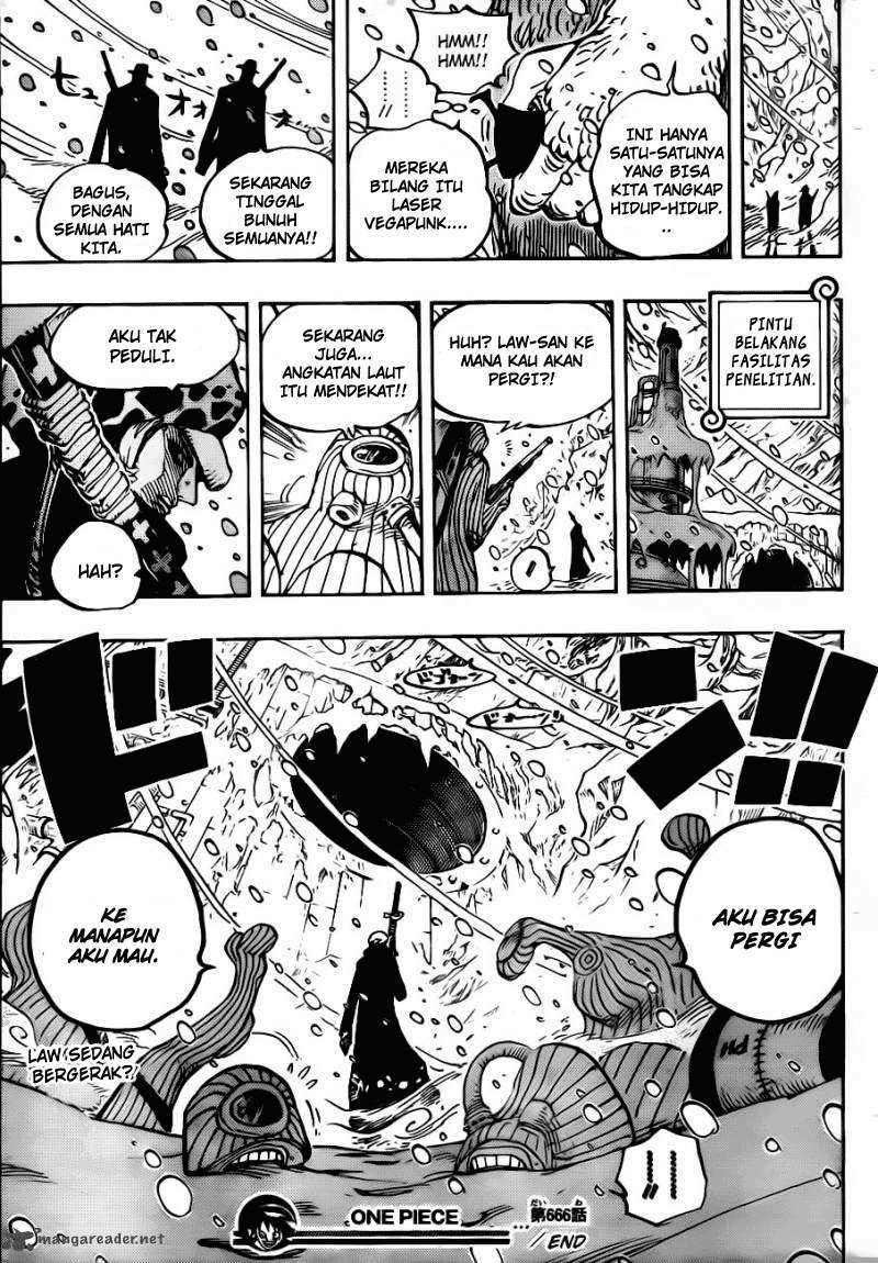 One Piece Chapter 666 - halaman 18