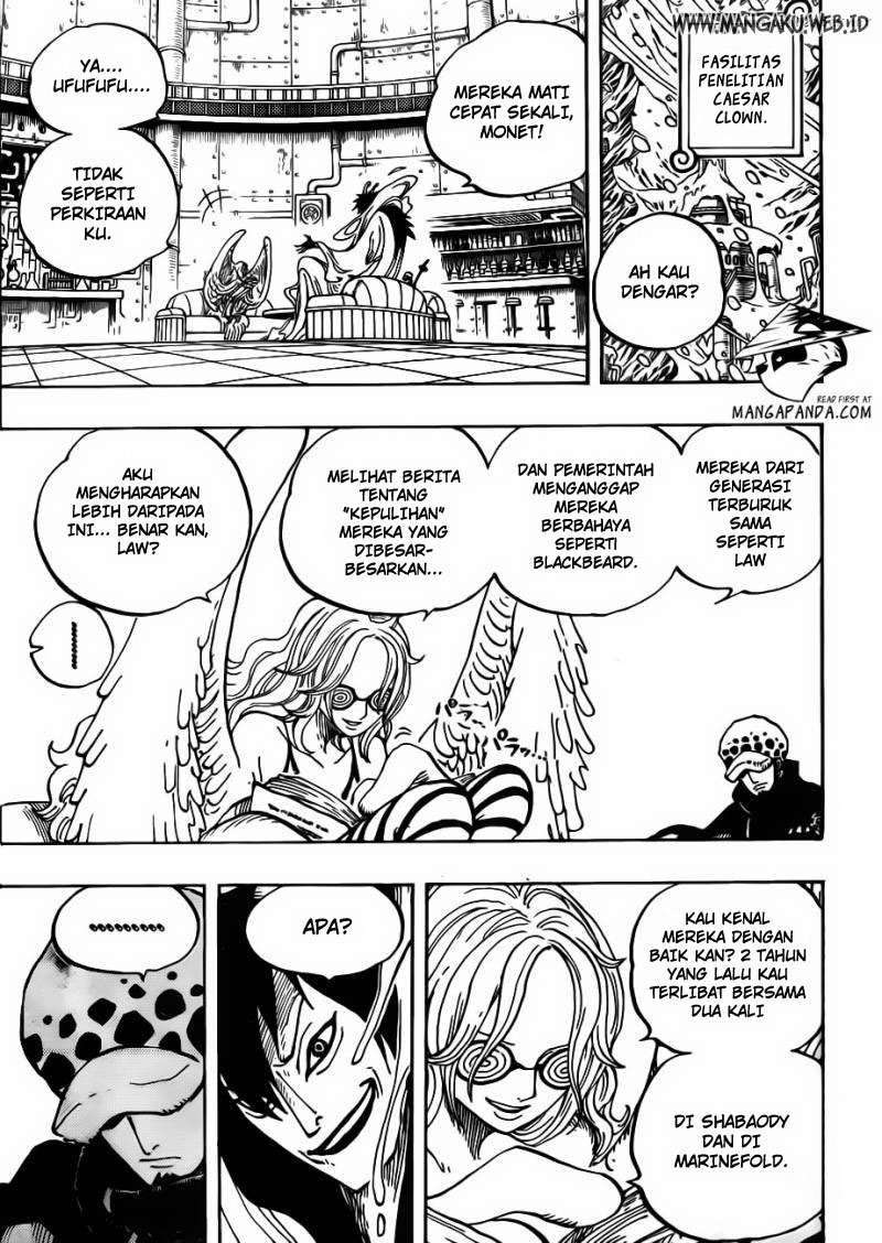 One Piece Chapter 666 - halaman 4