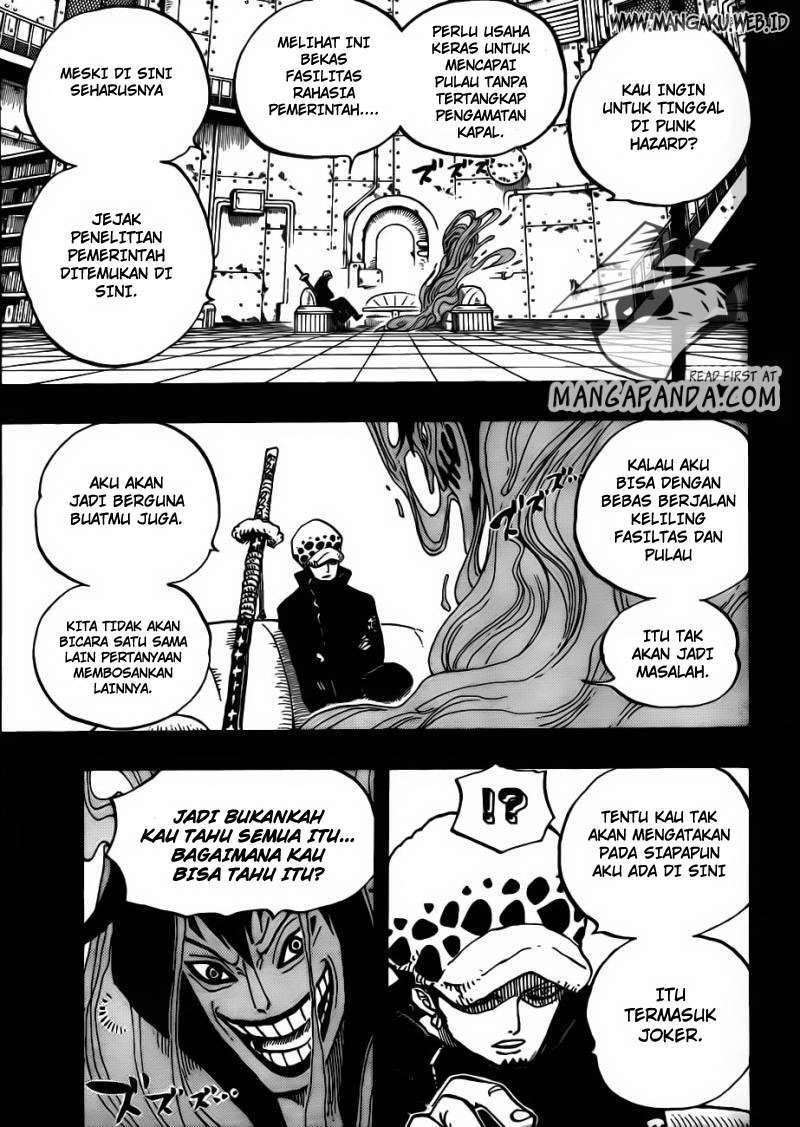One Piece Chapter 666 - halaman 6