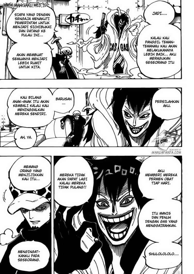 One Piece Chapter 666 - halaman 8