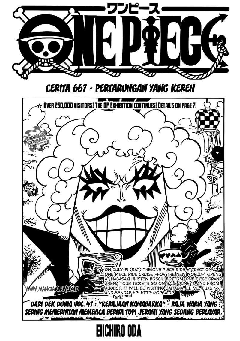 One Piece Chapter 667 - halaman 1