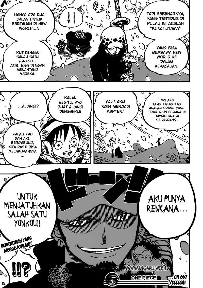 One Piece Chapter 667 - halaman 19