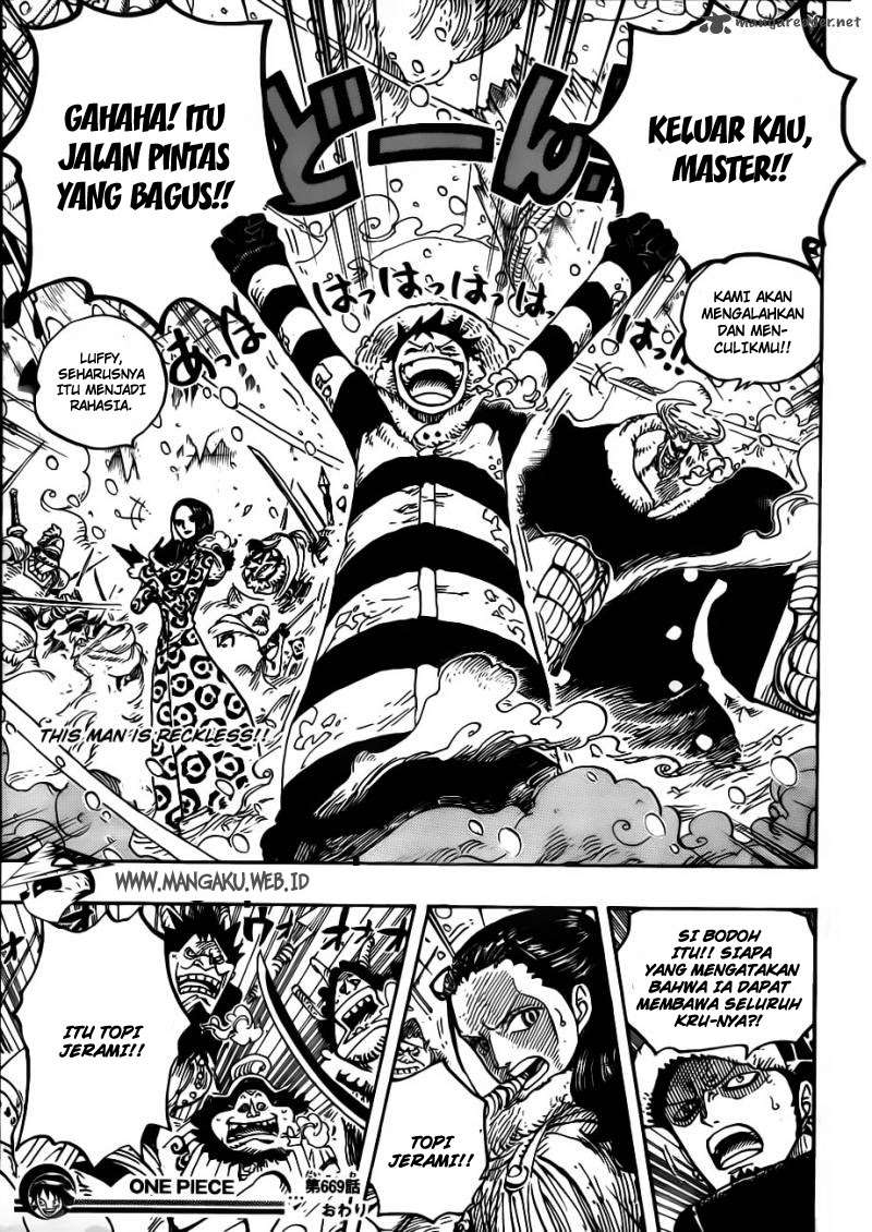 One Piece Chapter 669 - halaman 18