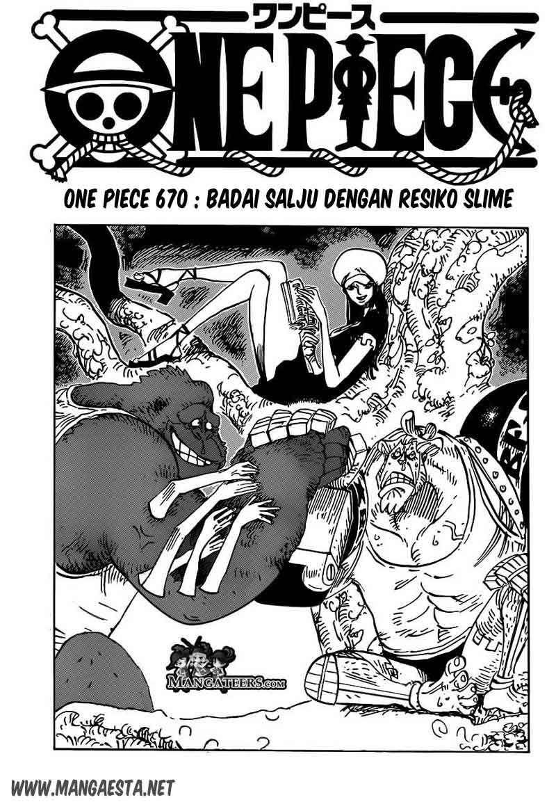 One Piece Chapter 670 - halaman 1
