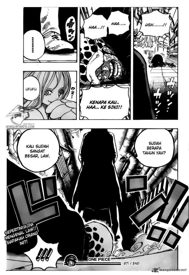 One Piece Chapter 671 - halaman 17