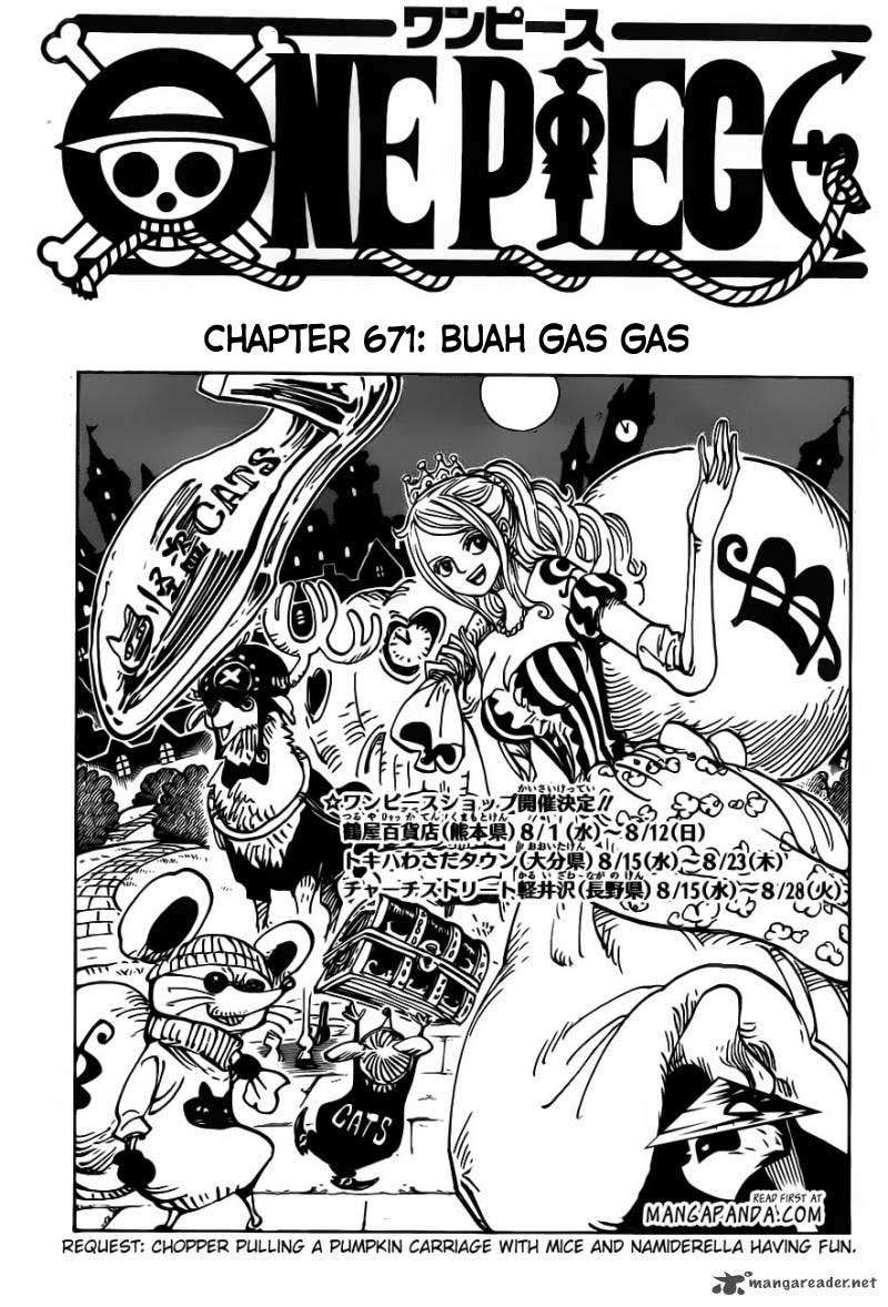 One Piece Chapter 671 - halaman 2