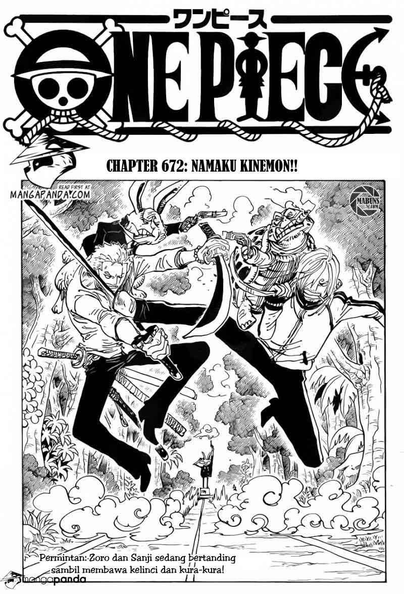 One Piece Chapter 672 - halaman 2
