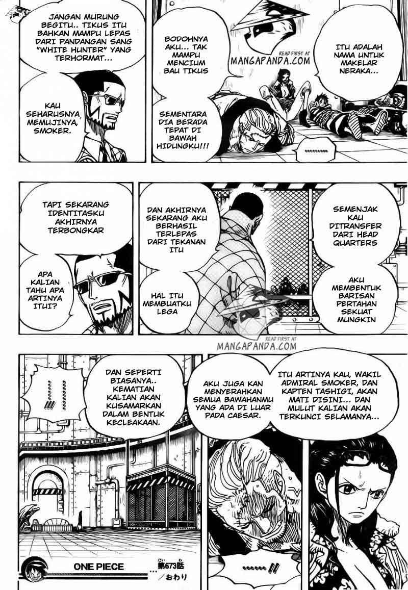 One Piece Chapter 673 - halaman 18