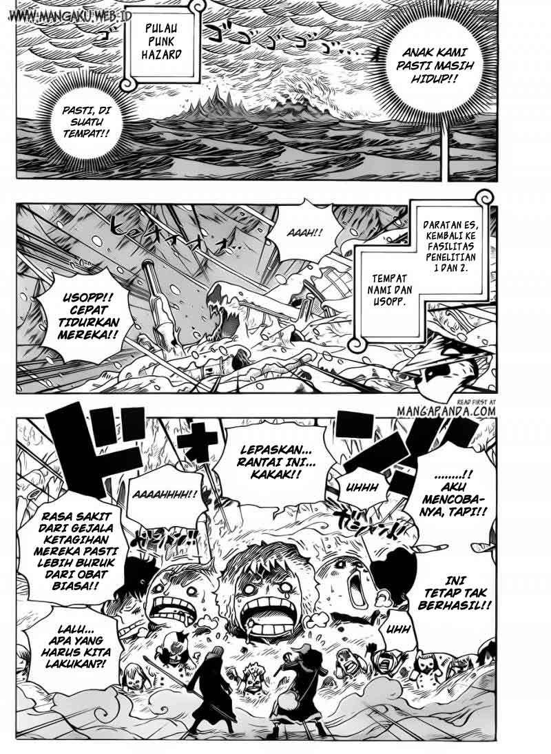 One Piece Chapter 673 - halaman 6
