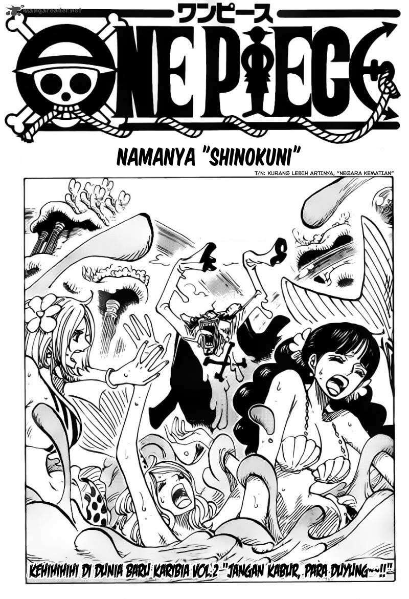 One Piece Chapter 675 - halaman 2