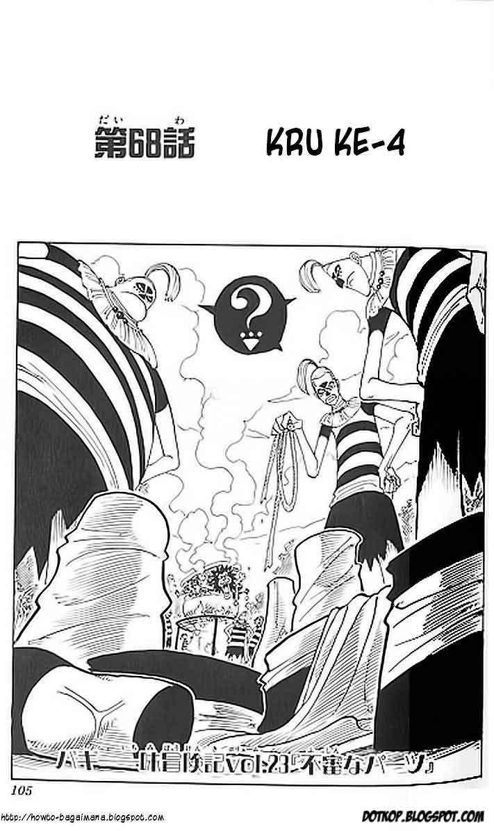 One Piece Chapter 68 - halaman 1