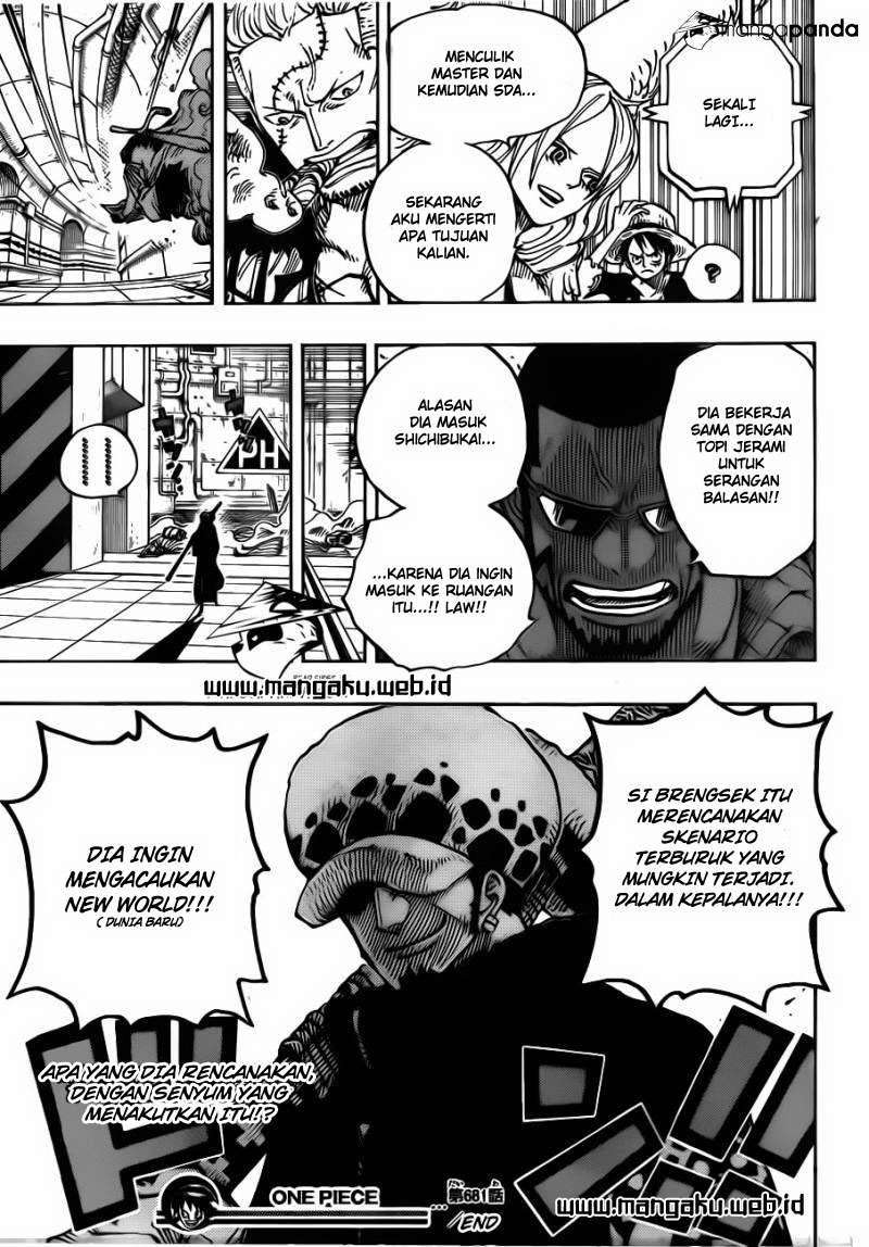 One Piece Chapter 681 - halaman 20