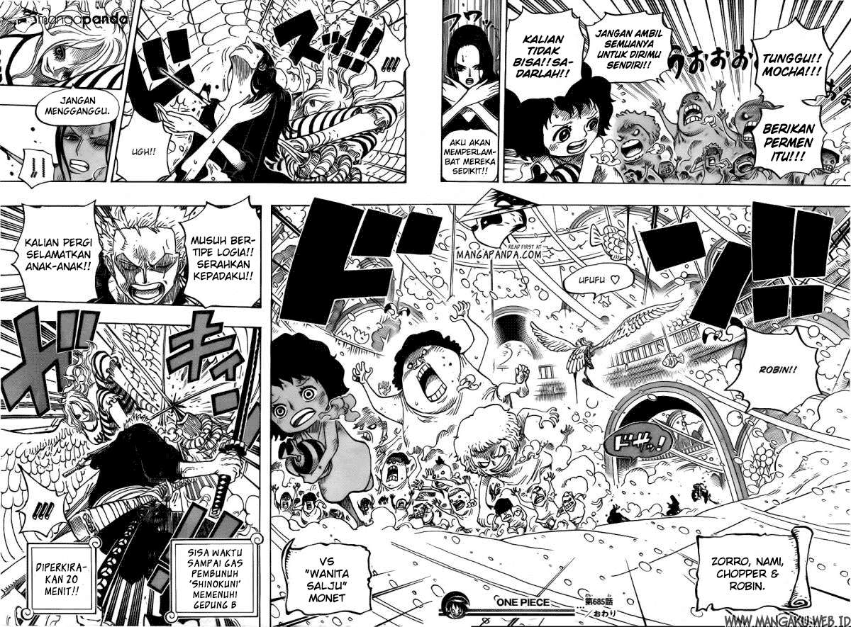 One Piece Chapter 685 - halaman 17