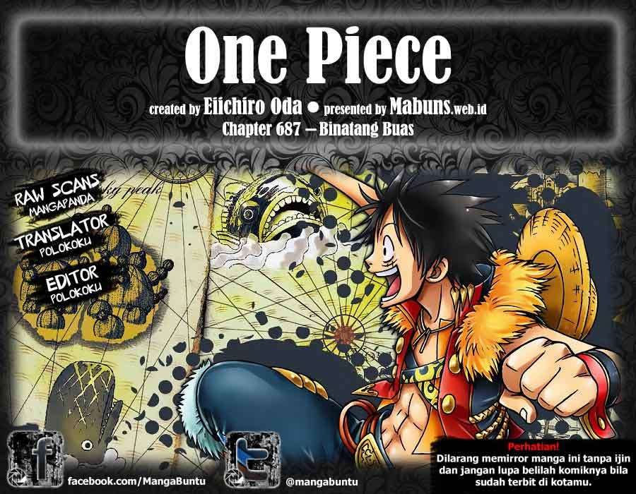One Piece Chapter 687 - halaman 1