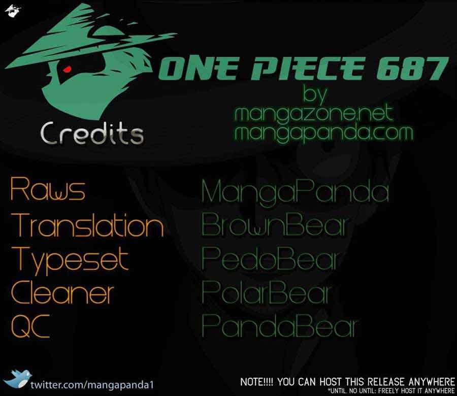 One Piece Chapter 687 - halaman 20