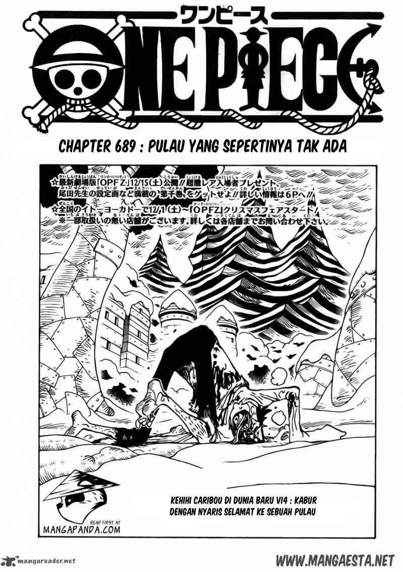 One Piece Chapter 689 - halaman 1