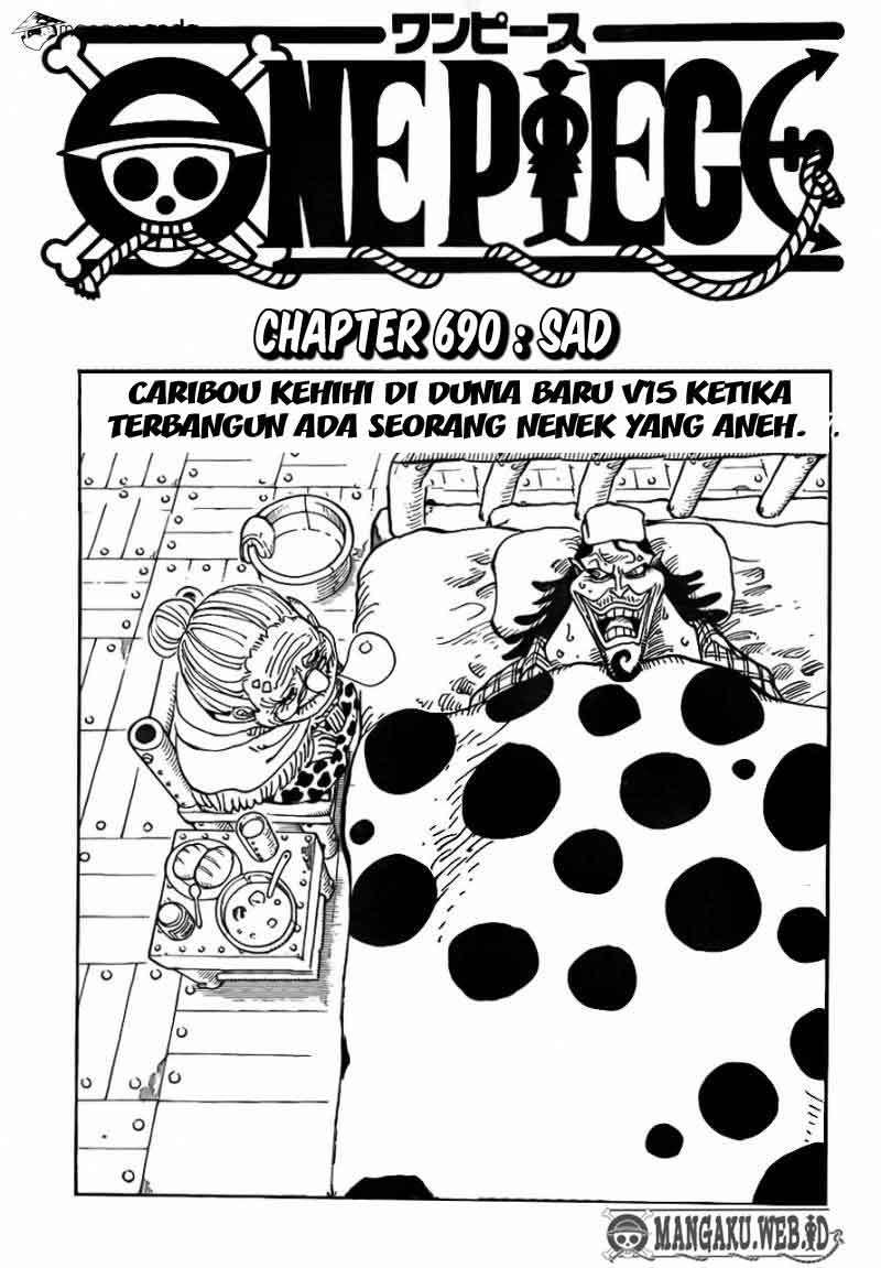 One Piece Chapter 690 - halaman 2