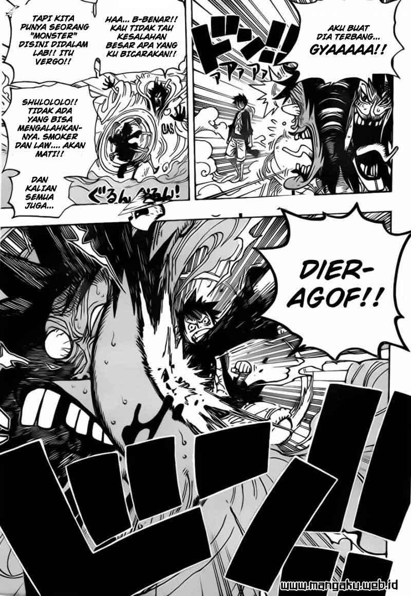 One Piece Chapter 690 - halaman 6