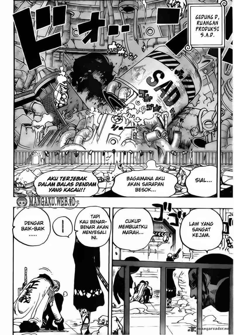 One Piece Chapter 691 - halaman 5