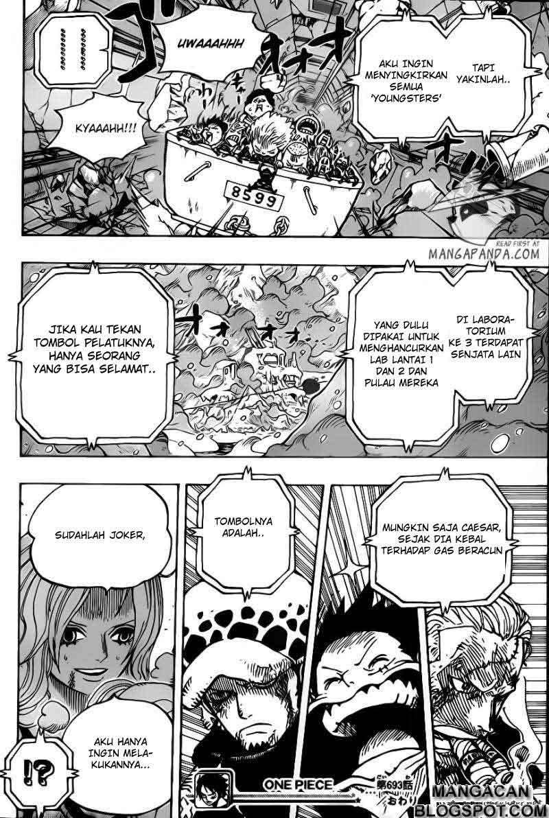 One Piece Chapter 693 - halaman 14