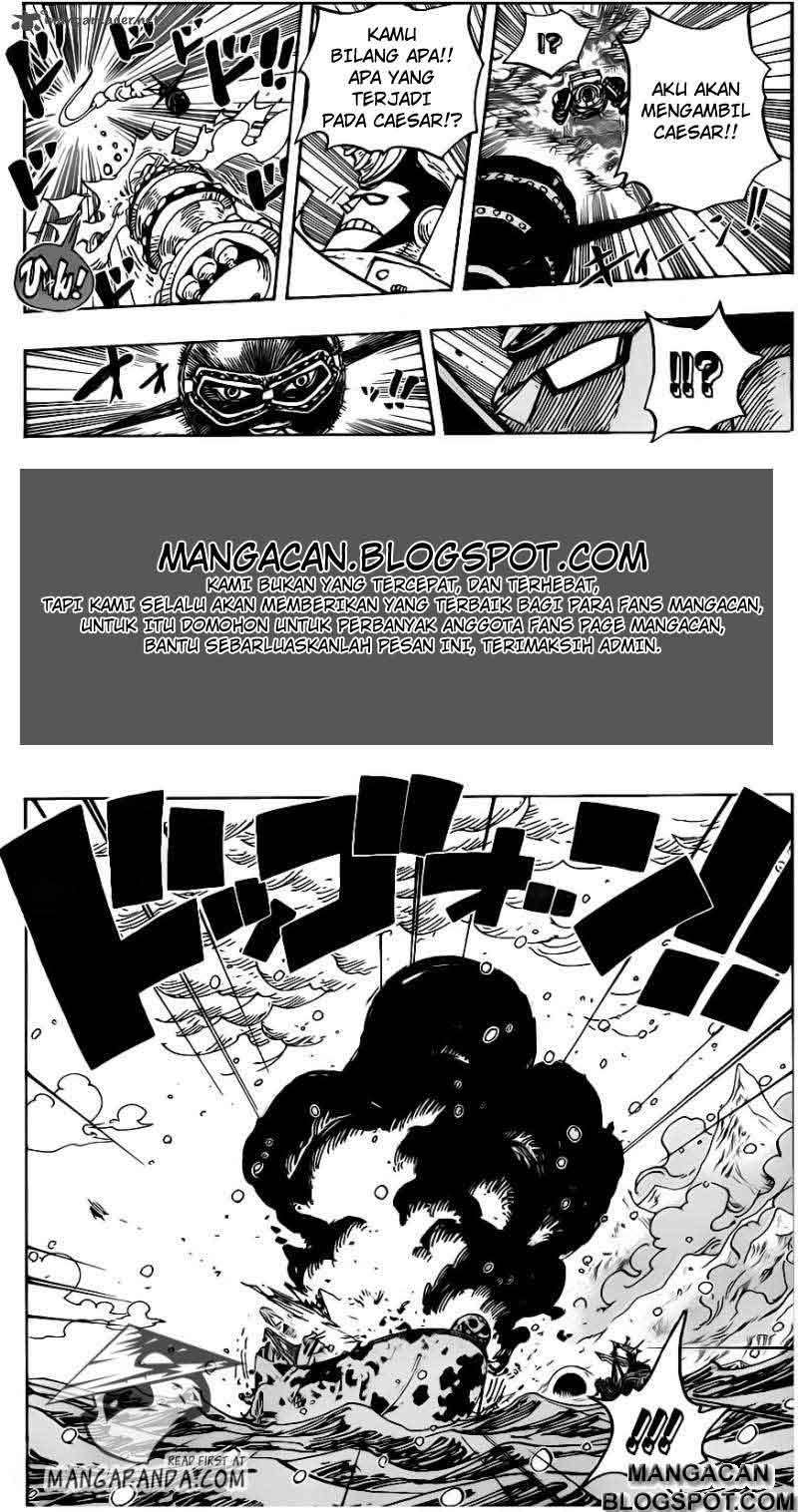 One Piece Chapter 693 - halaman 8