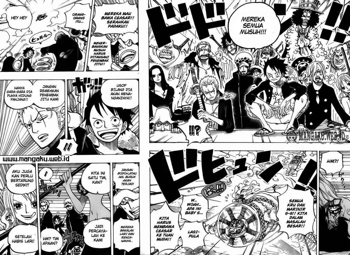 One Piece Chapter 695 - halaman 10