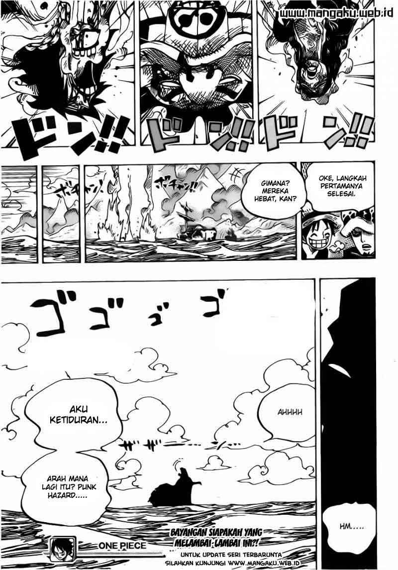 One Piece Chapter 695 - halaman 18