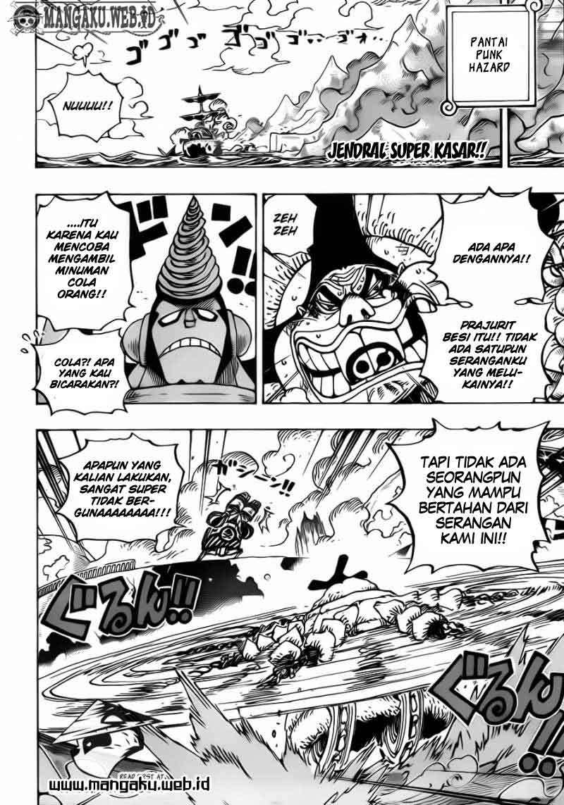 One Piece Chapter 695 - halaman 3