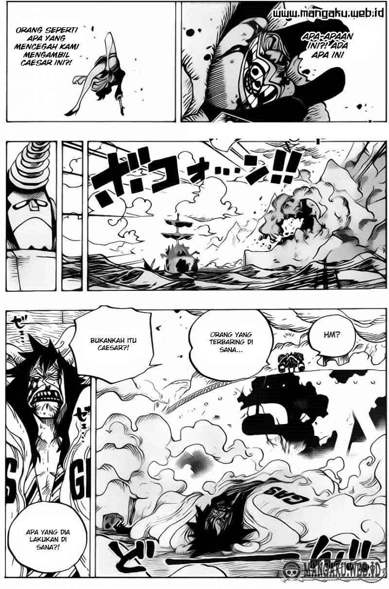 One Piece Chapter 695 - halaman 6