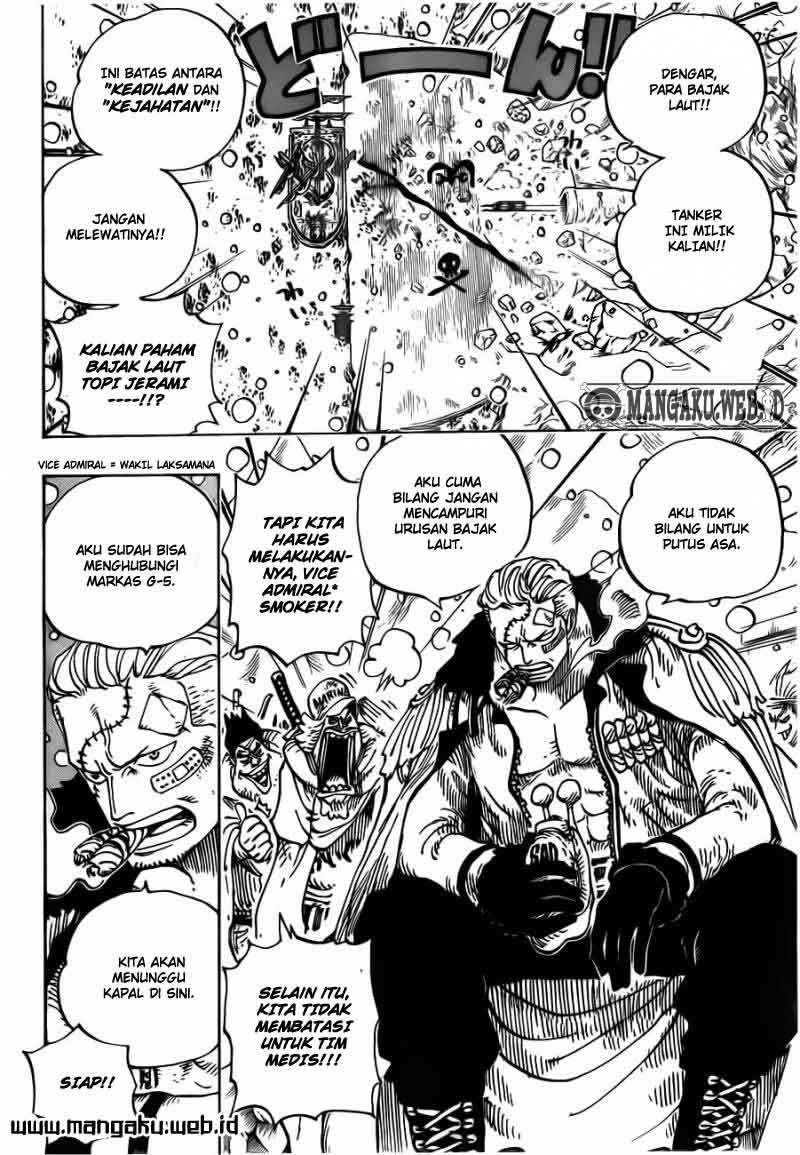 One Piece Chapter 696 - halaman 3