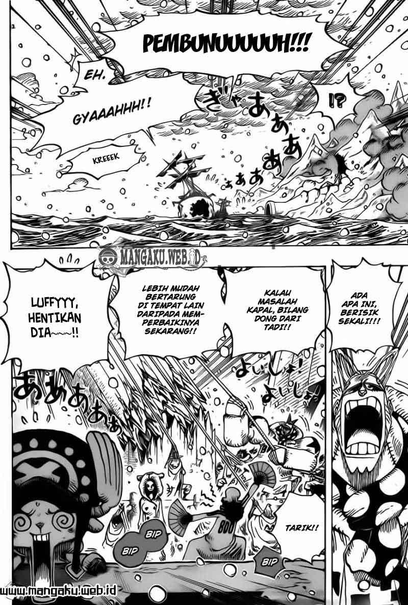 One Piece Chapter 696 - halaman 5