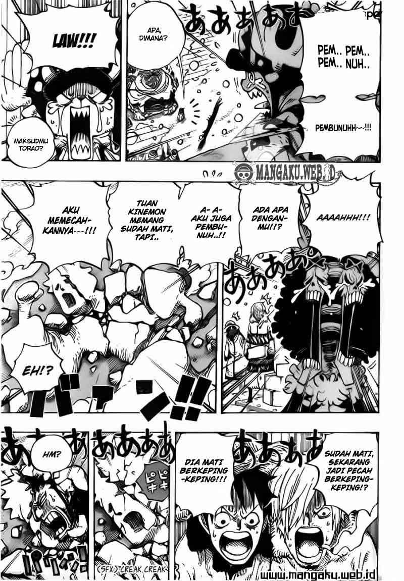 One Piece Chapter 696 - halaman 6