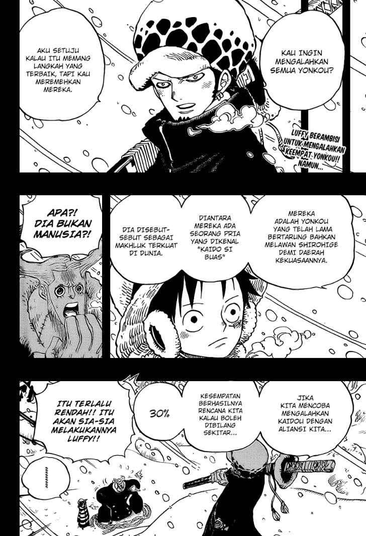 One Piece Chapter 697 - halaman 3