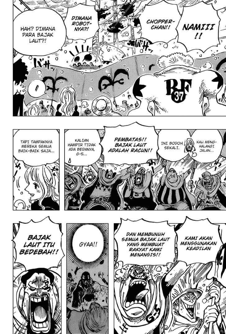 One Piece Chapter 697 - halaman 7