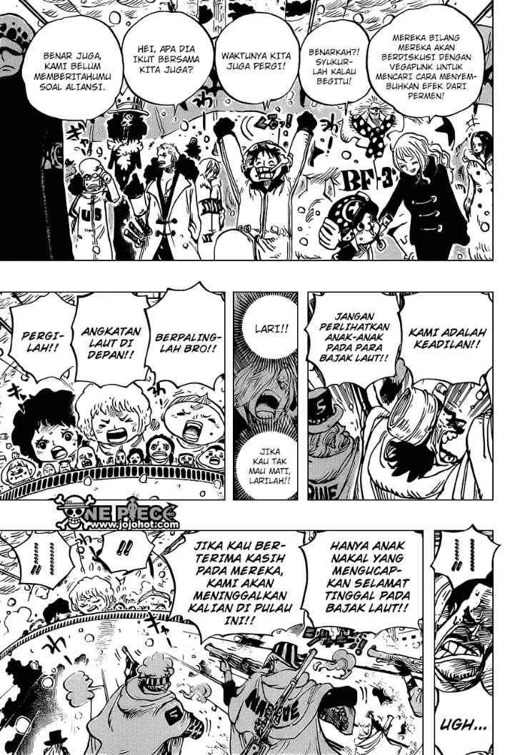 One Piece Chapter 697 - halaman 8