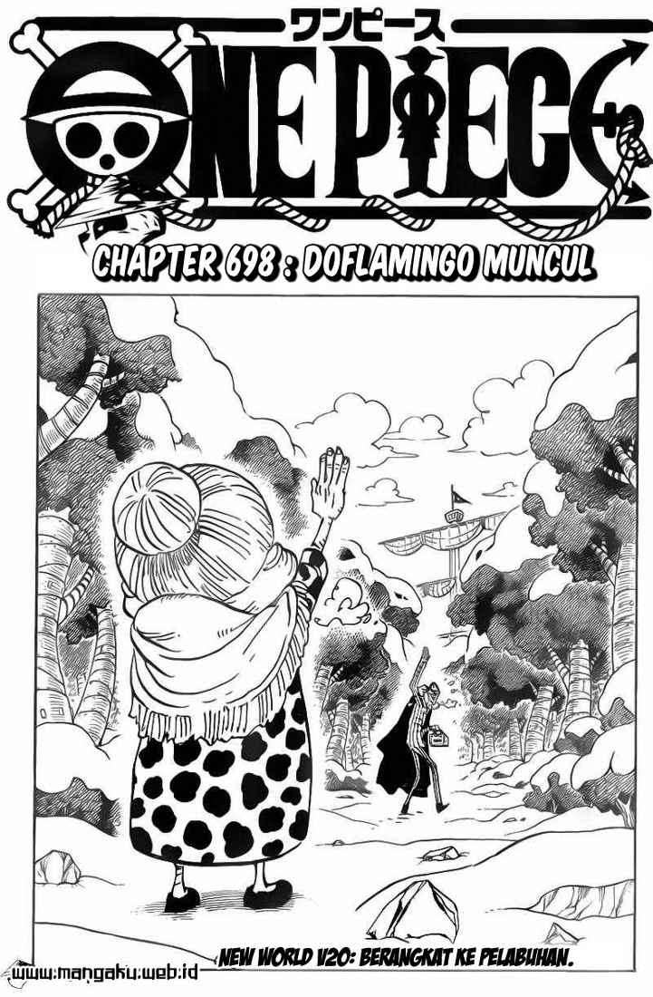 One Piece Chapter 698 - halaman 2