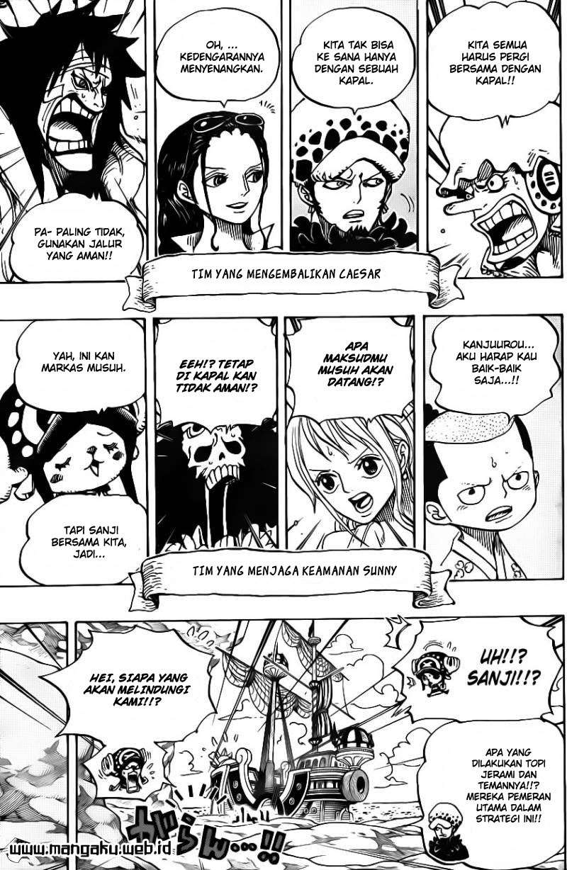 One Piece Chapter 701 - halaman 8