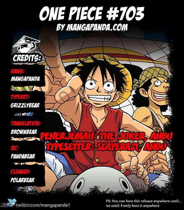 One Piece Chapter 703 - halaman 1