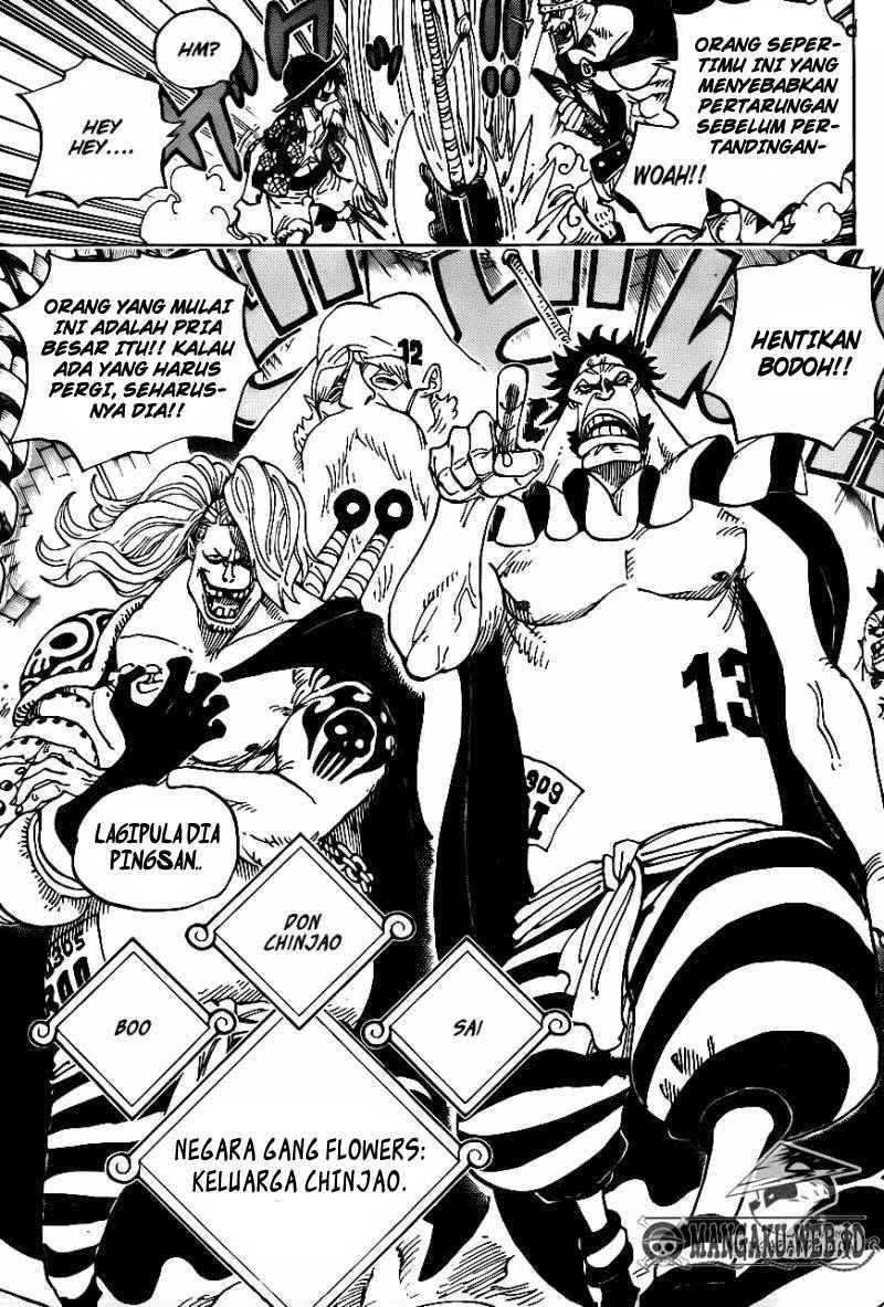 One Piece Chapter 704 - halaman 5