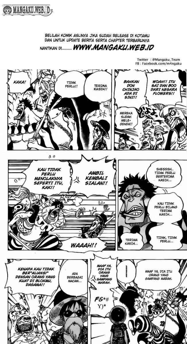 One Piece Chapter 704 - halaman 6