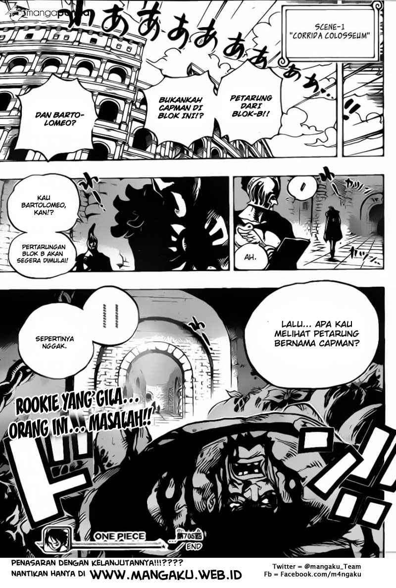One Piece Chapter 705 - halaman 21