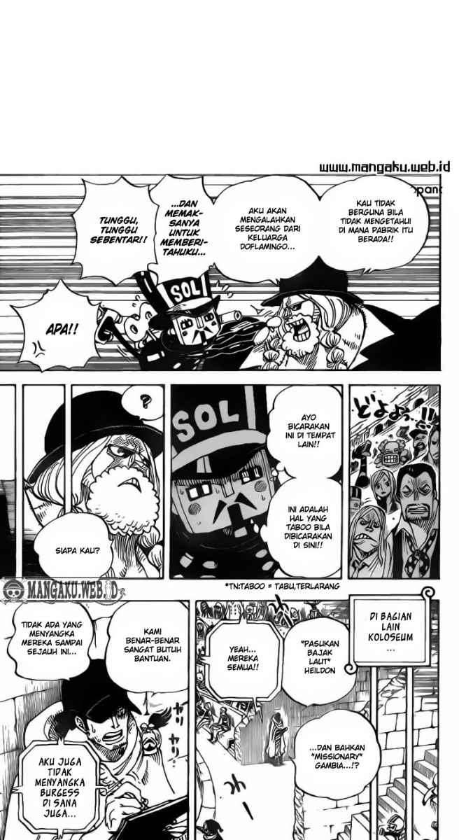 One Piece Chapter 705 - halaman 5