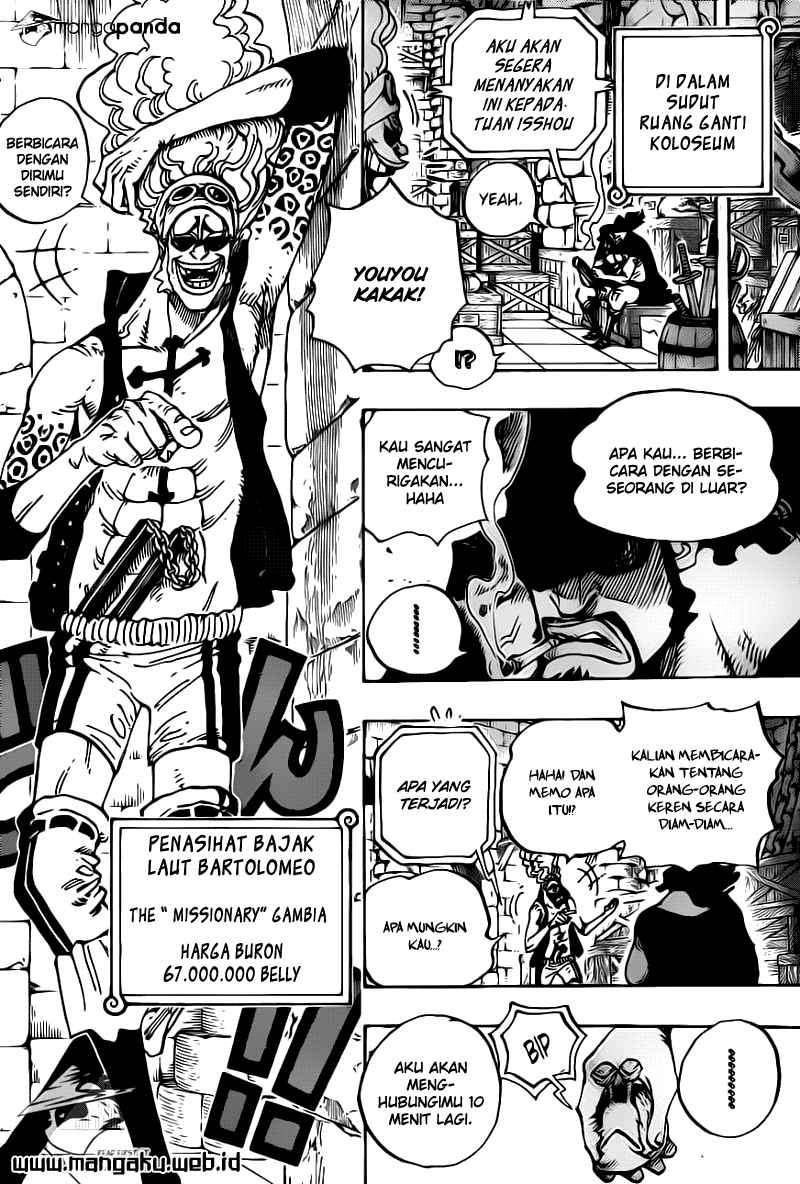 One Piece Chapter 705 - halaman 6