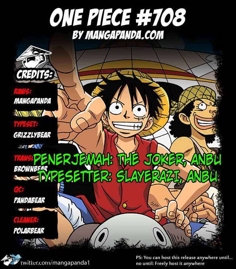 One Piece Chapter 708 - halaman 1