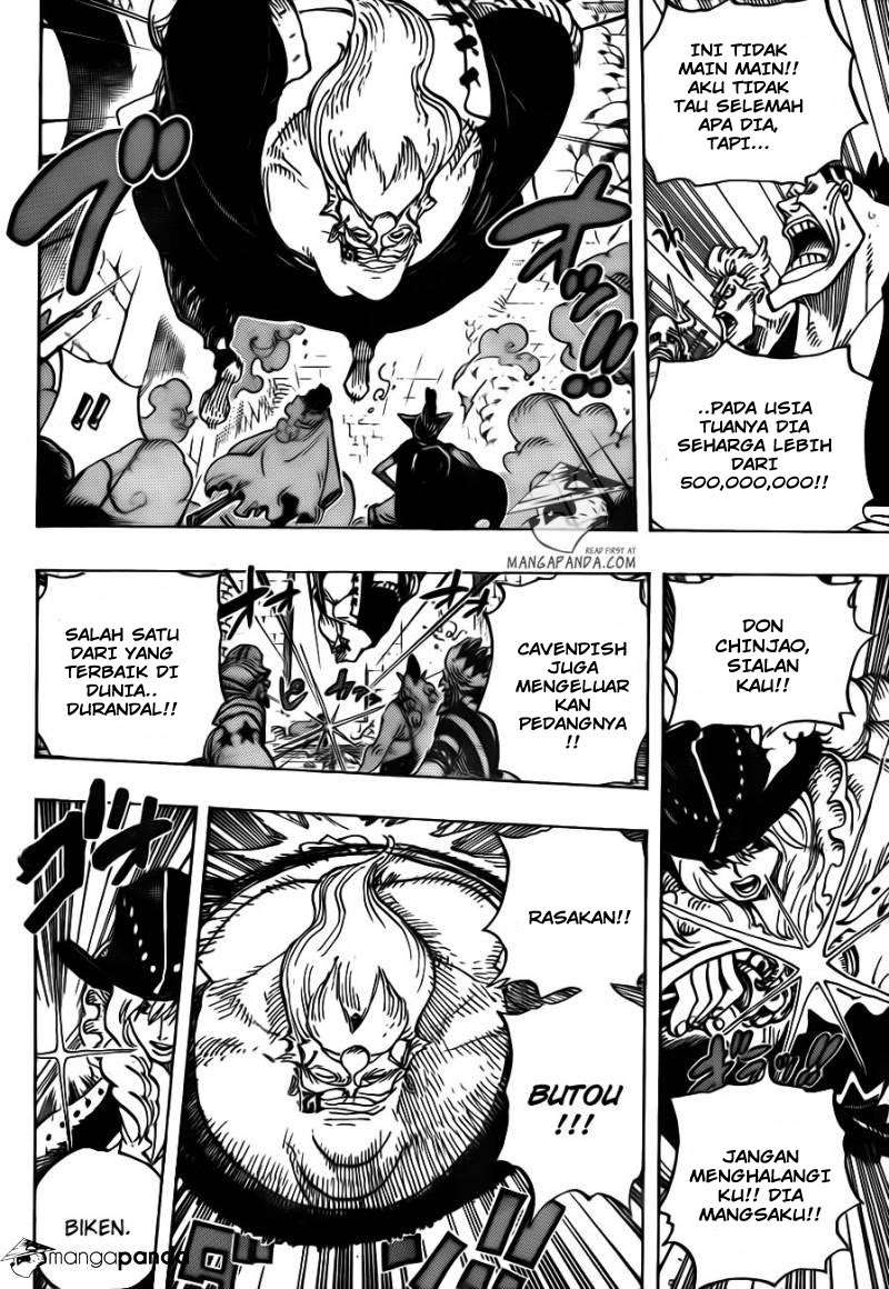 One Piece Chapter 708 - halaman 6