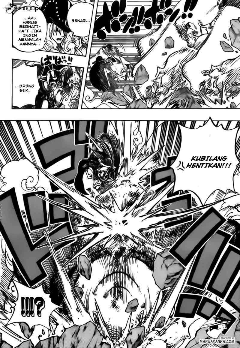 One Piece Chapter 708 - halaman 8