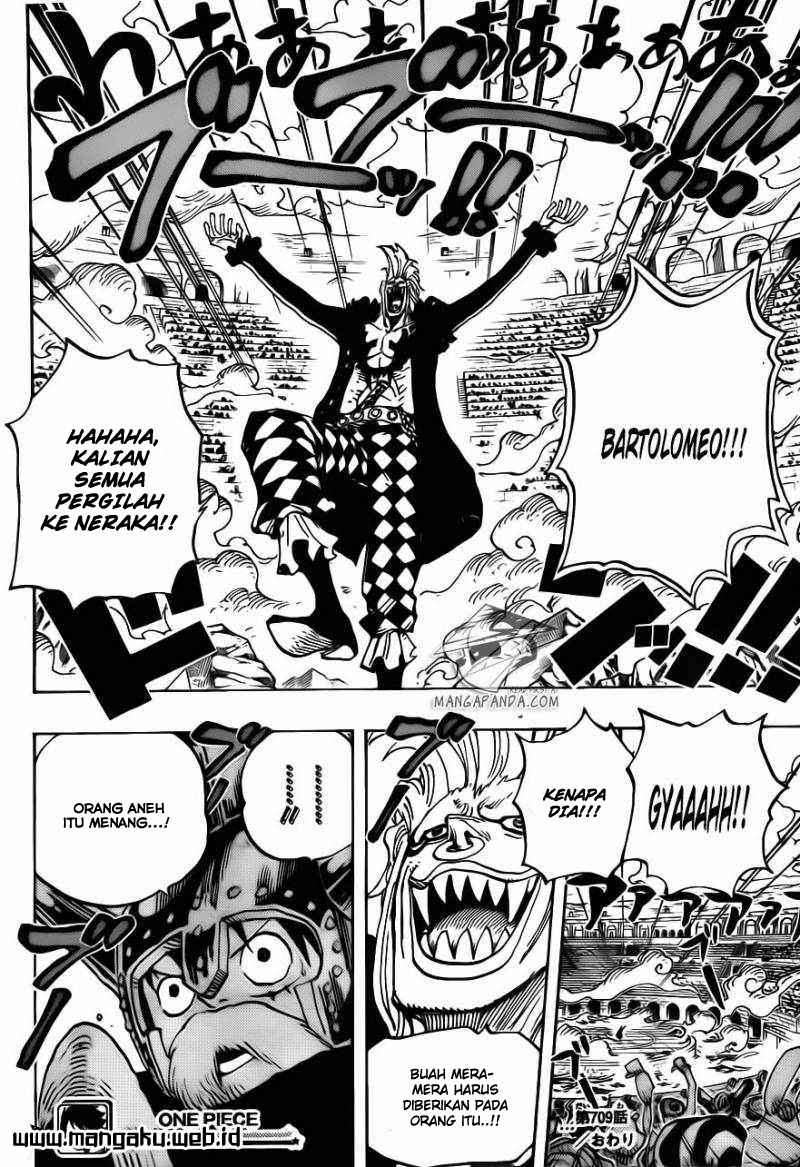One Piece Chapter 709 - halaman 20
