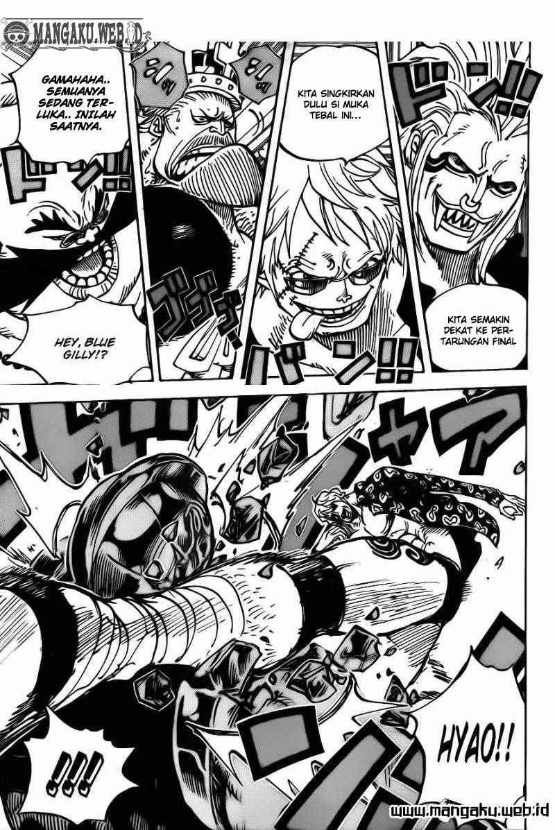 One Piece Chapter 709 - halaman 6