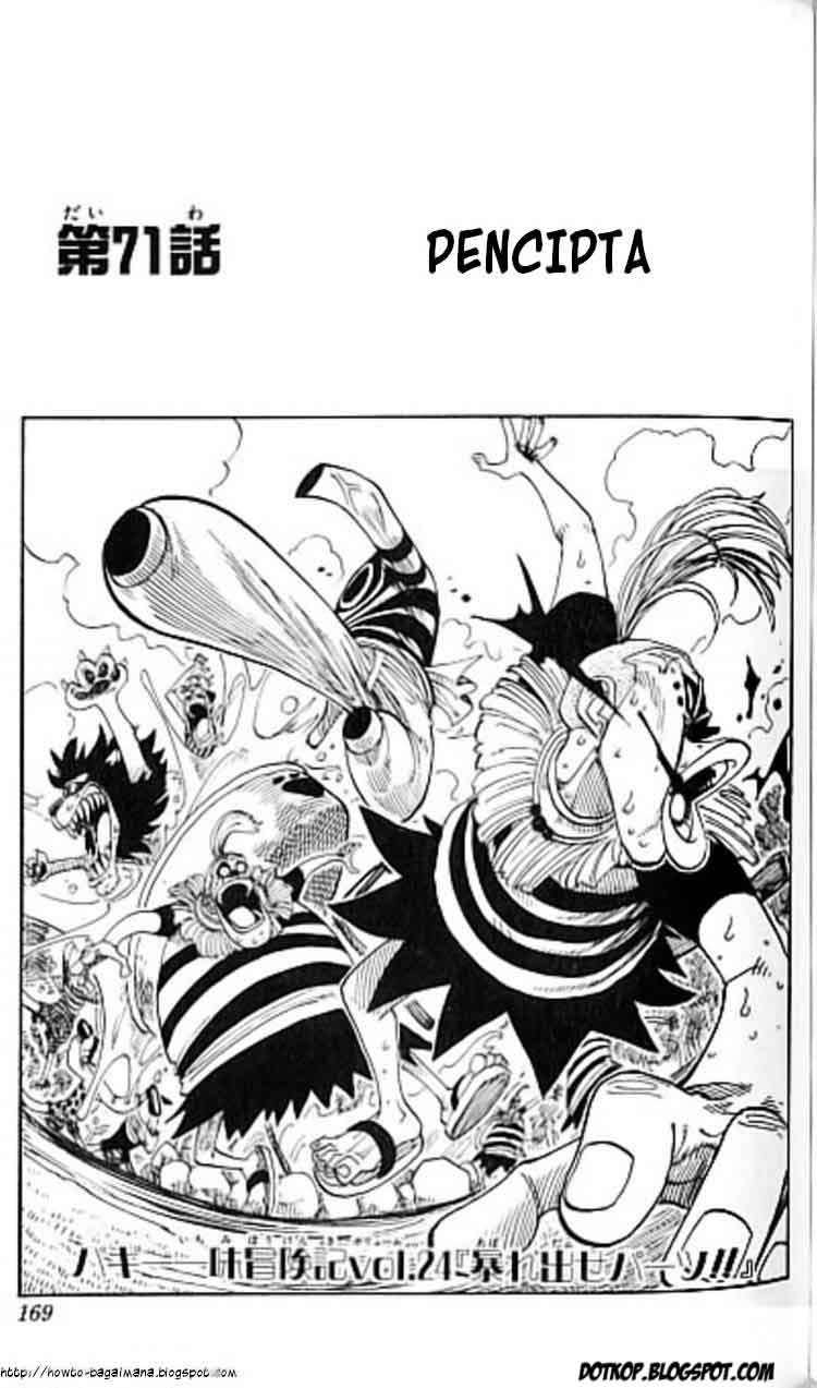 One Piece Chapter 71 - halaman 1